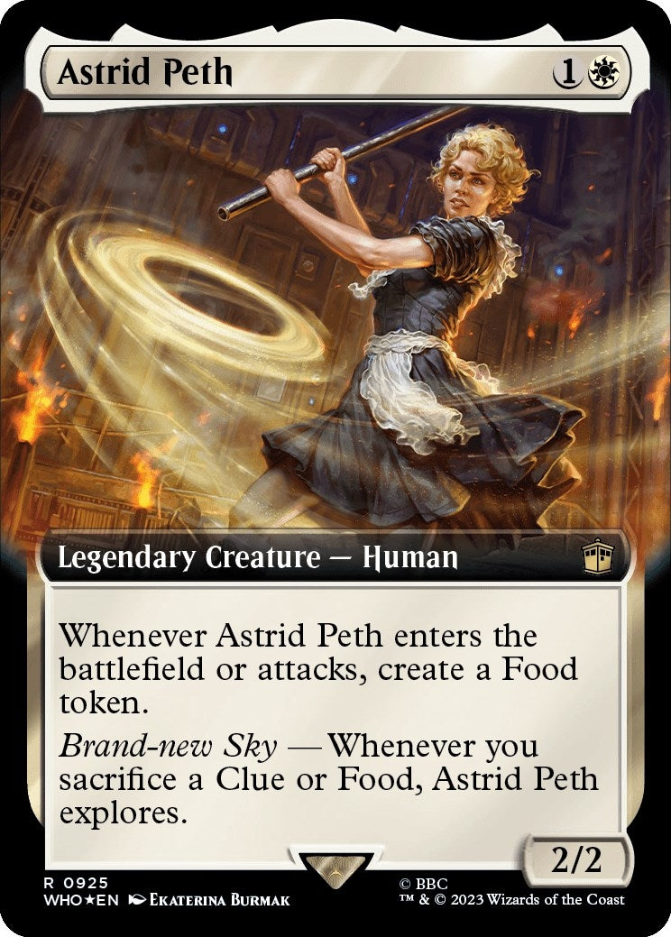 Image for Astrid Peth (Extended Art) (Surge Foil) (925) [Universes Beyond: Doctor Who] - Magic: The Gathering
