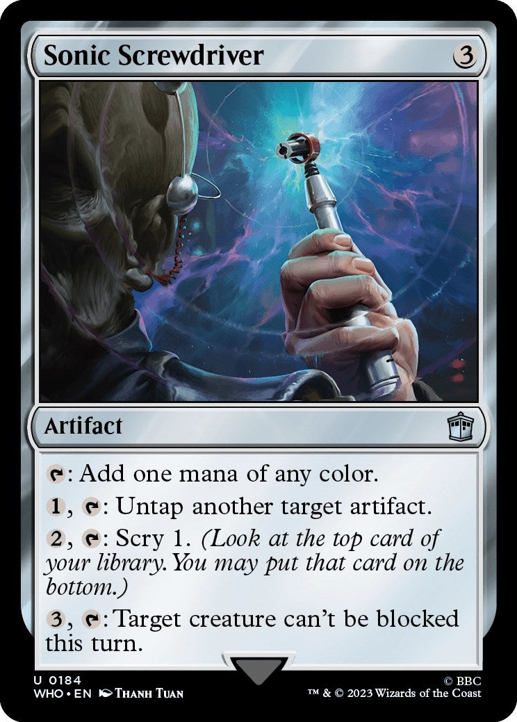 Image for Sonic Screwdriver (0184) (184) [Universes Beyond: Doctor Who] - Magic: The Gathering