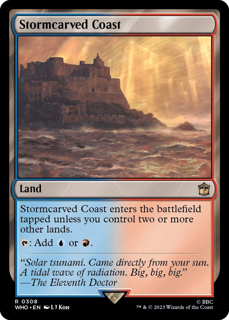 Image for Stormcarved Coast (308) [Universes Beyond: Doctor Who] - Magic: The Gathering