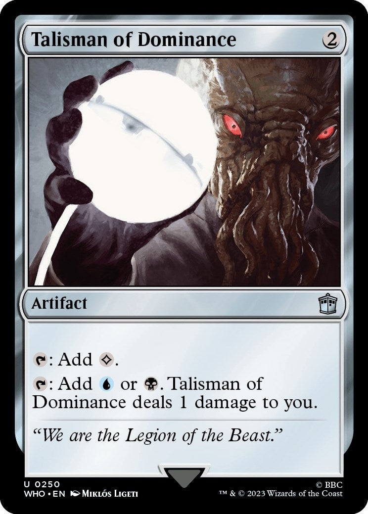 Image for Talisman of Dominance (250) [Universes Beyond: Doctor Who] - Magic: The Gathering