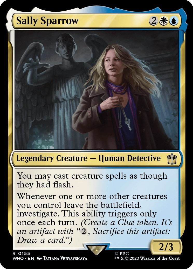 Image for Sally Sparrow (155) [Universes Beyond: Doctor Who] - Magic: The Gathering
