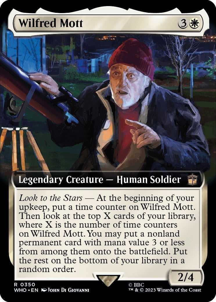 Image for Wilfred Mott (Extended Art) (350) [Universes Beyond: Doctor Who] - Magic: The Gathering