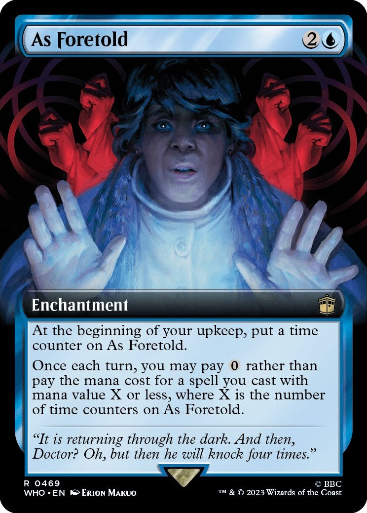 Image for As Foretold (Extended Art) (469) [Universes Beyond: Doctor Who] - Magic: The Gathering