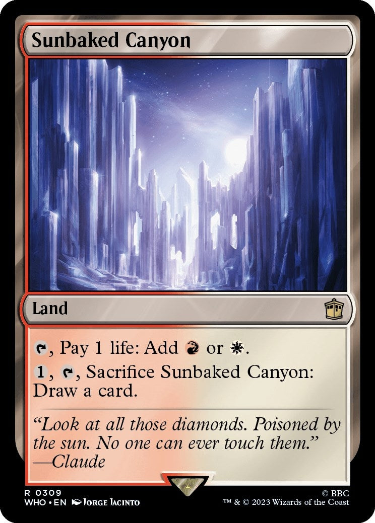 Image for Sunbaked Canyon (309) [Universes Beyond: Doctor Who] - Magic: The Gathering