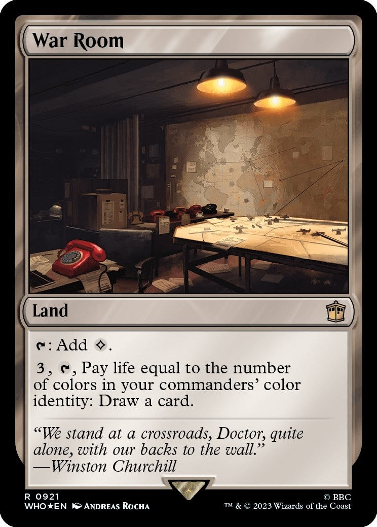 Image for War Room (Surge Foil) (921) [Universes Beyond: Doctor Who] - Magic: The Gathering