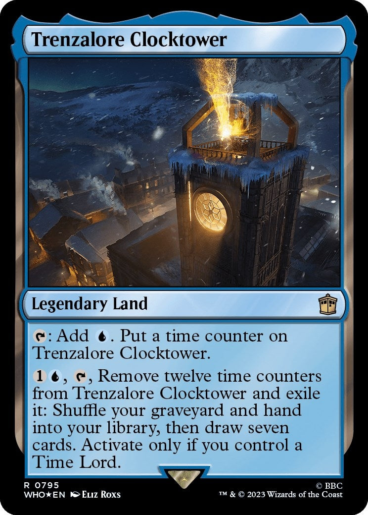 Image for Trenzalore Clocktower (Surge Foil) (795) [Universes Beyond: Doctor Who] - Magic: The Gathering