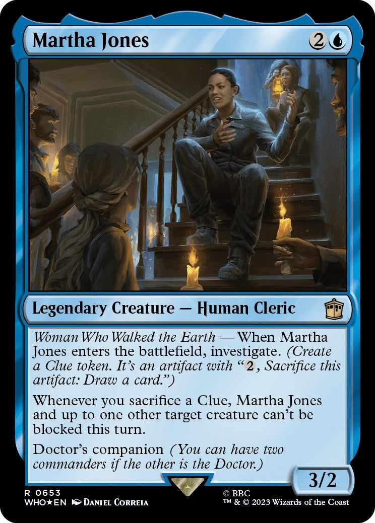 Image for Martha Jones (Surge Foil) (653) [Universes Beyond: Doctor Who] - Magic: The Gathering