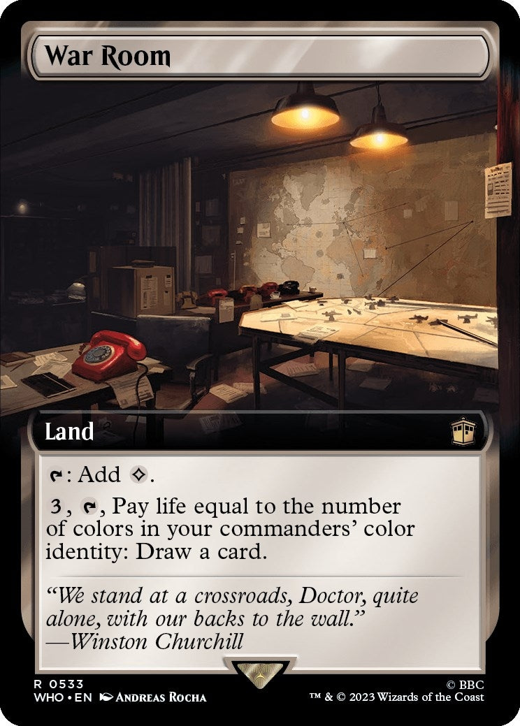 Image for War Room (Extended Art) (533) [Universes Beyond: Doctor Who] - Magic: The Gathering
