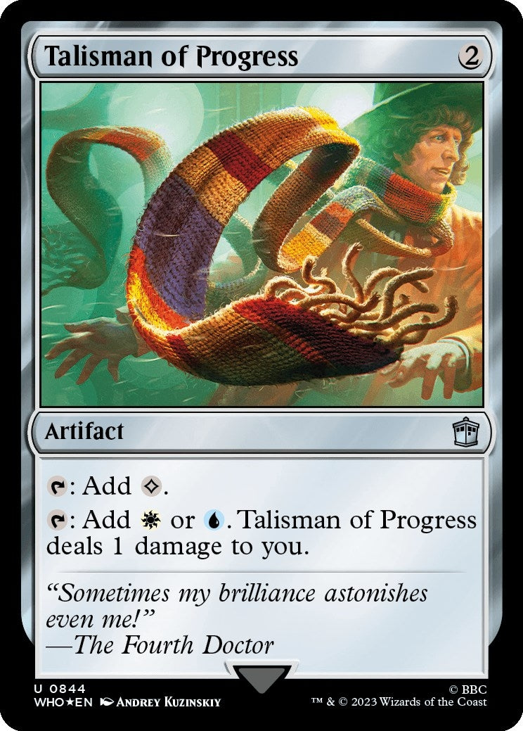 Talisman of Progress (Surge Foil) (844) [Universes Beyond: Doctor Who]