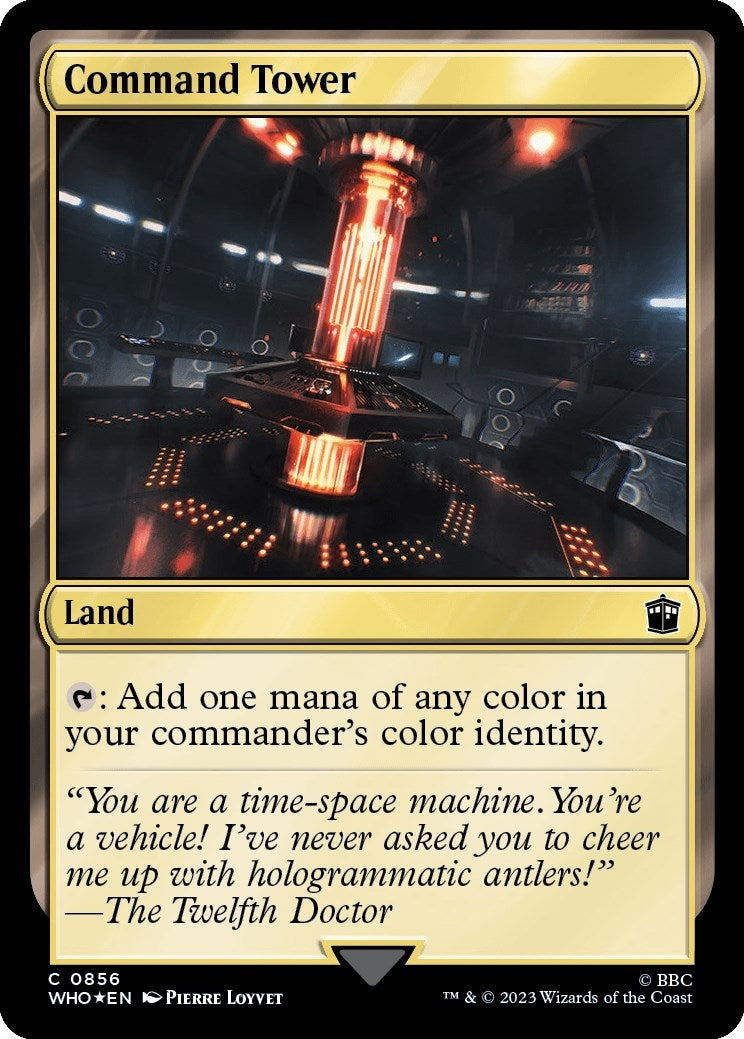Image for Command Tower (0856) (Surge Foil) (856) [Universes Beyond: Doctor Who] - Magic: The Gathering