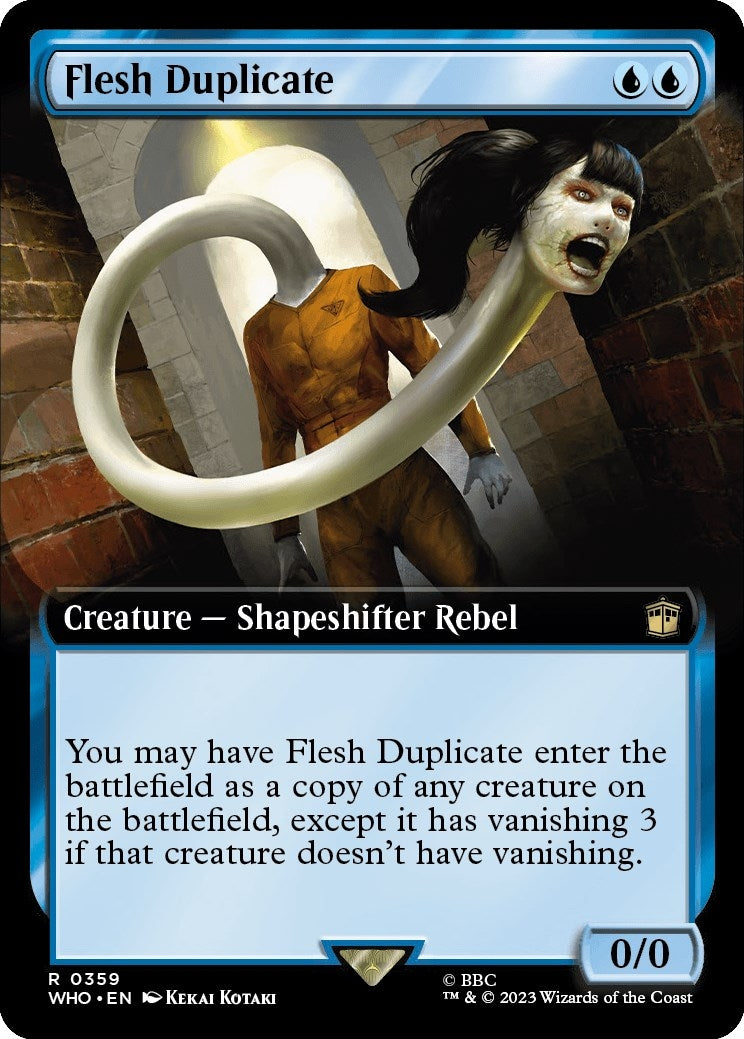 Image for Flesh Duplicate (Extended Art) (359) [Universes Beyond: Doctor Who] - Magic: The Gathering