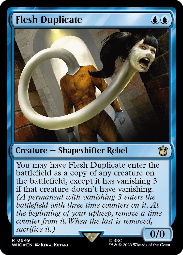 Image for Flesh Duplicate (Surge Foil) (649) [Universes Beyond: Doctor Who] - Magic: The Gathering