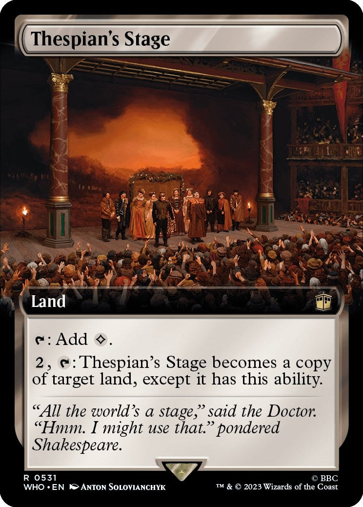 Image for Thespian's Stage (Extended Art) (531) [Universes Beyond: Doctor Who] - Magic: The Gathering