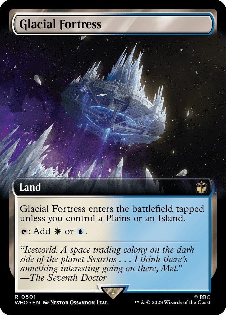 Image for Glacial Fortress (Extended Art) (501) [Universes Beyond: Doctor Who] - Magic: The Gathering
