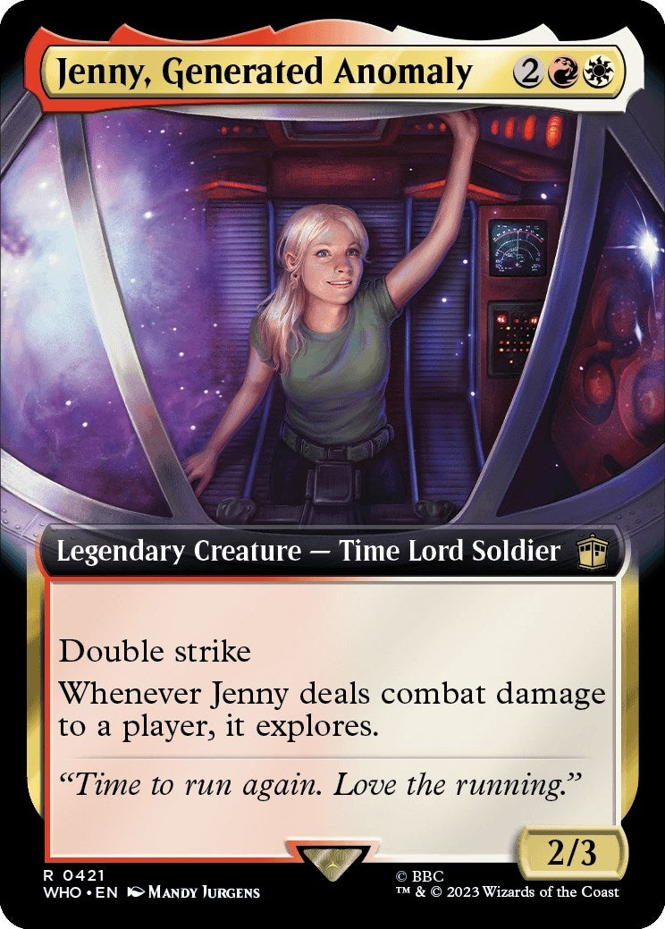 Image for Jenny, Generated Anomaly (Extended Art) (421) [Universes Beyond: Doctor Who] - Magic: The Gathering