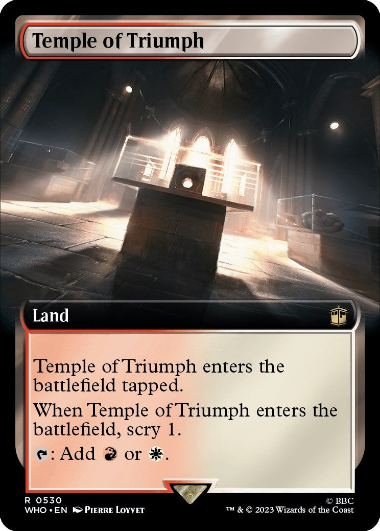 Image for Temple of Triumph (Extended Art) (530) [Universes Beyond: Doctor Who] - Magic: The Gathering
