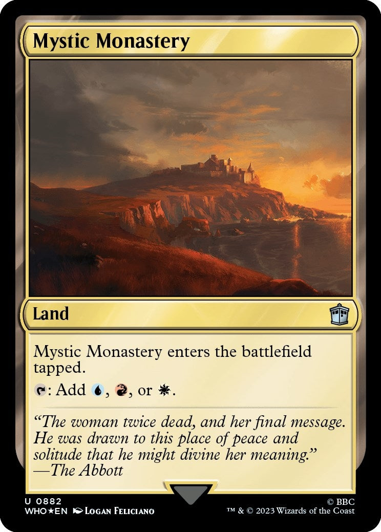Mystic Monastery (Surge Foil) (882) [Universes Beyond: Doctor Who]
