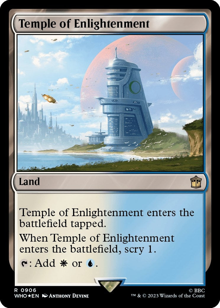Image for Temple of Enlightenment (Surge Foil) (906) [Universes Beyond: Doctor Who] - Magic: The Gathering