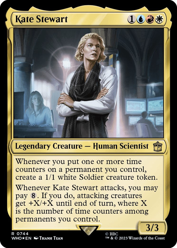 Kate Stewart (Surge Foil) (744) [Universes Beyond: Doctor Who]