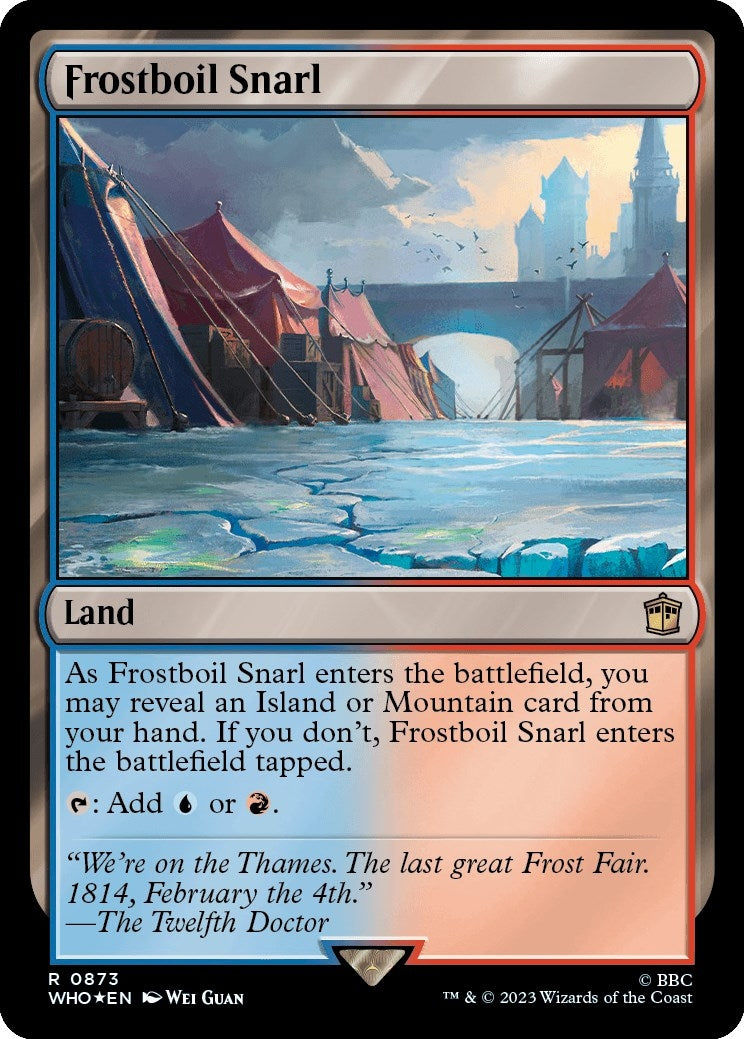 Image for Frostboil Snarl (Surge Foil) (873) [Universes Beyond: Doctor Who] - Magic: The Gathering