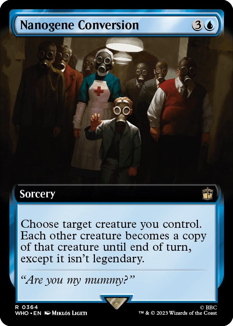 Image for Nanogene Conversion (Extended Art) (364) [Universes Beyond: Doctor Who] - Magic: The Gathering