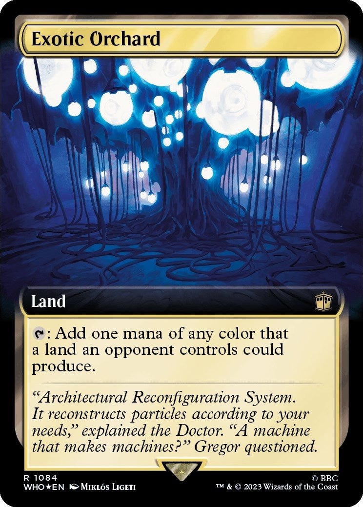 Image for Exotic Orchard (Extended Art) (Surge Foil) (1084) [Universes Beyond: Doctor Who] - Magic: The Gathering