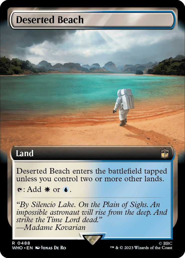 Image for Deserted Beach (Extended Art) (488) [Universes Beyond: Doctor Who] - Magic: The Gathering