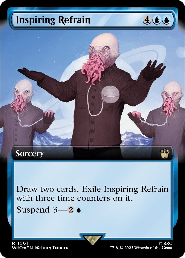 Image for Inspiring Refrain (Extended Art) (Surge Foil) (1061) [Universes Beyond: Doctor Who] - Magic: The Gathering