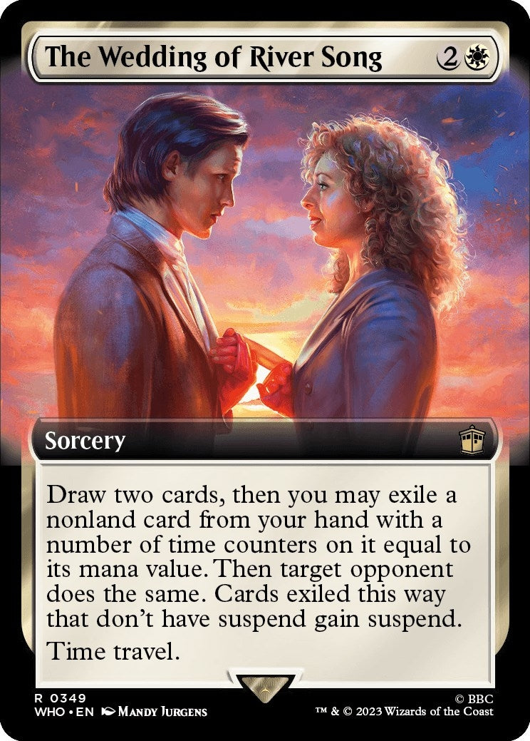 Image for The Wedding of River Song (Extended Art) (349) [Universes Beyond: Doctor Who] - Magic: The Gathering