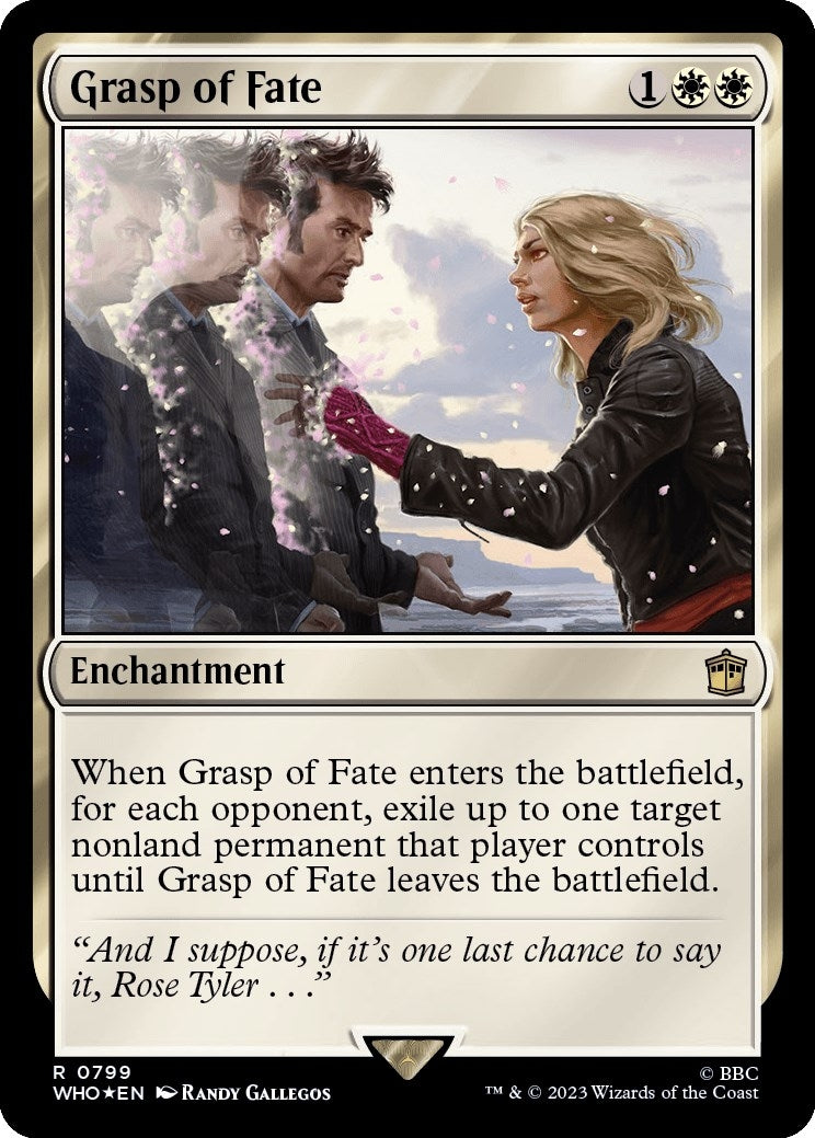 Image for Grasp of Fate (Surge Foil) (799) [Universes Beyond: Doctor Who] - Magic: The Gathering