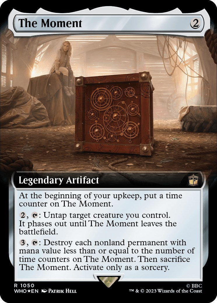 Image for The Moment (Extended Art) (Surge Foil) (1050) [Universes Beyond: Doctor Who] - Magic: The Gathering