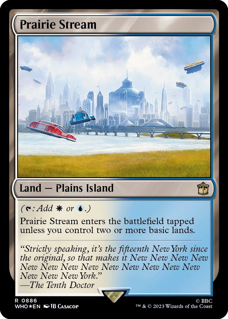 Image for Prairie Stream (Surge Foil) (886) [Universes Beyond: Doctor Who] - Magic: The Gathering