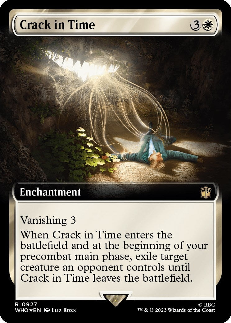 Image for Crack in Time (Extended Art) (Surge Foil) (927) [Universes Beyond: Doctor Who] - Magic: The Gathering