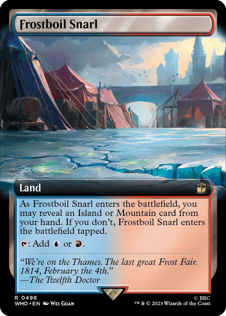 Image for Frostboil Snarl (Extended Art) (498) [Universes Beyond: Doctor Who] - Magic: The Gathering