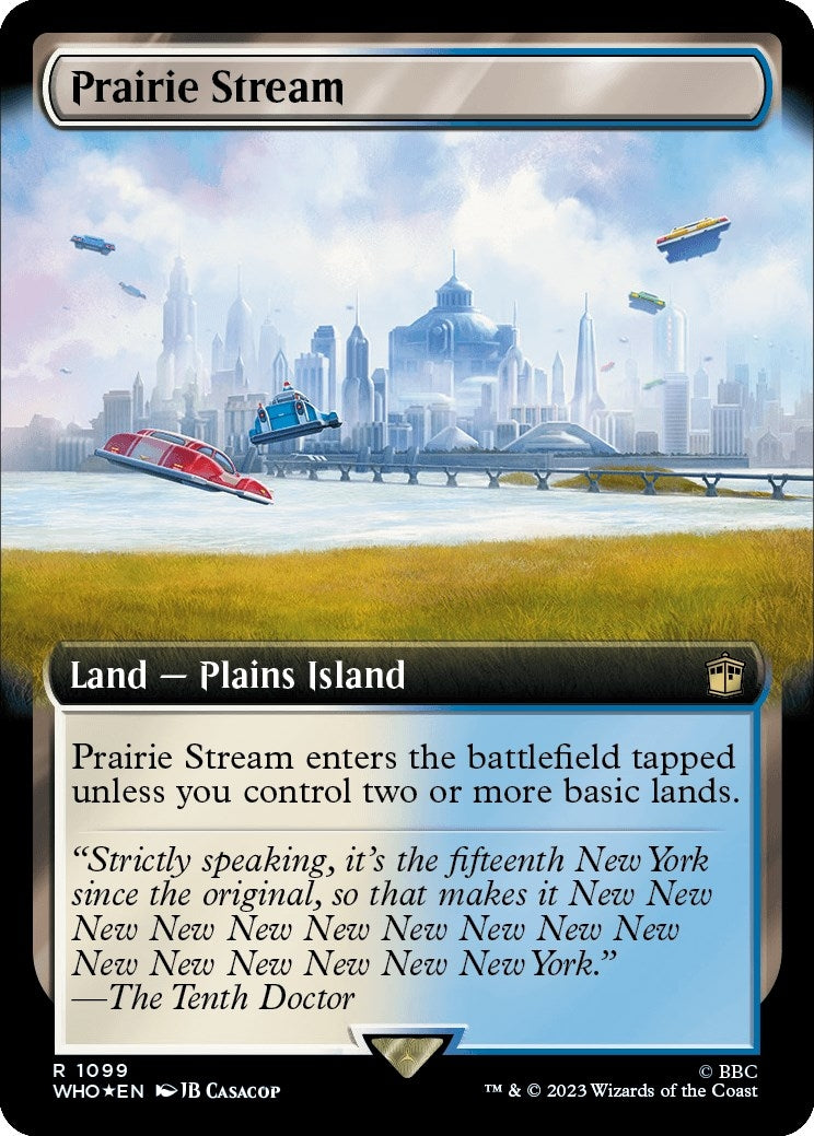 Image for Prairie Stream (Extended Art) (Surge Foil) (1099) [Universes Beyond: Doctor Who] - Magic: The Gathering