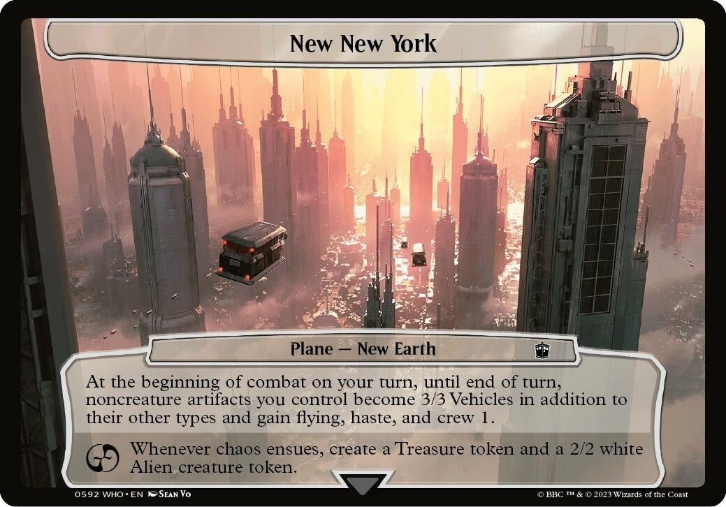Image for New New York (592) [Universes Beyond: Doctor Who] - Magic: The Gathering