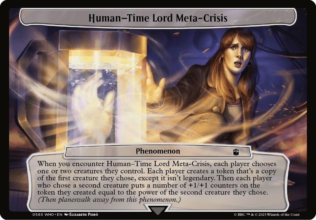 Image for Human-Time Lord Meta-Crisis (585) [Universes Beyond: Doctor Who] - Magic: The Gathering