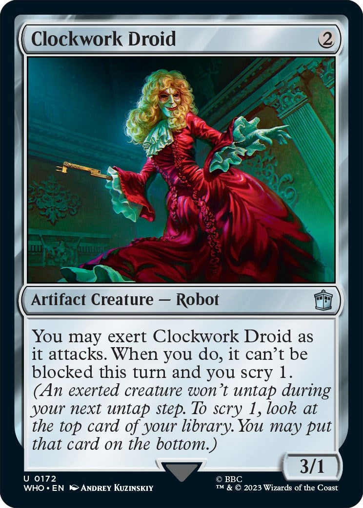 Image for Clockwork Droid (172) [Universes Beyond: Doctor Who] - Magic: The Gathering
