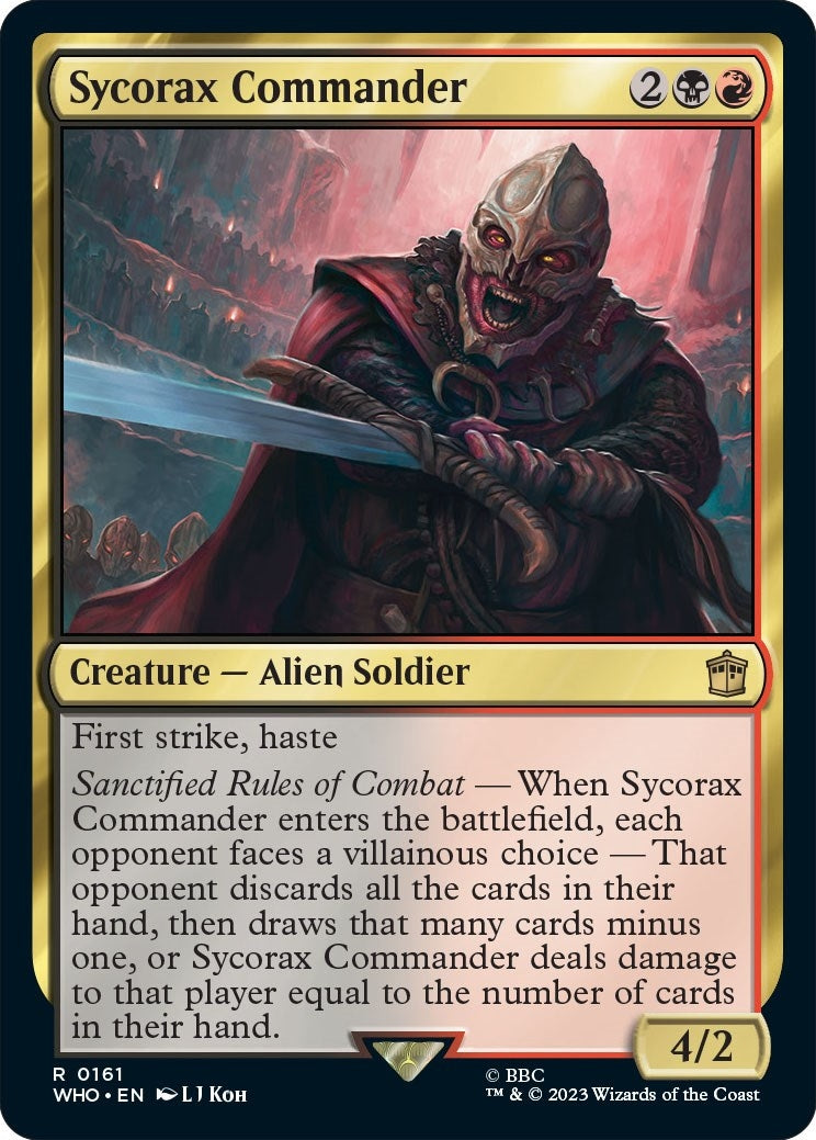 Image for Sycorax Commander (161) [Universes Beyond: Doctor Who] - Magic: The Gathering
