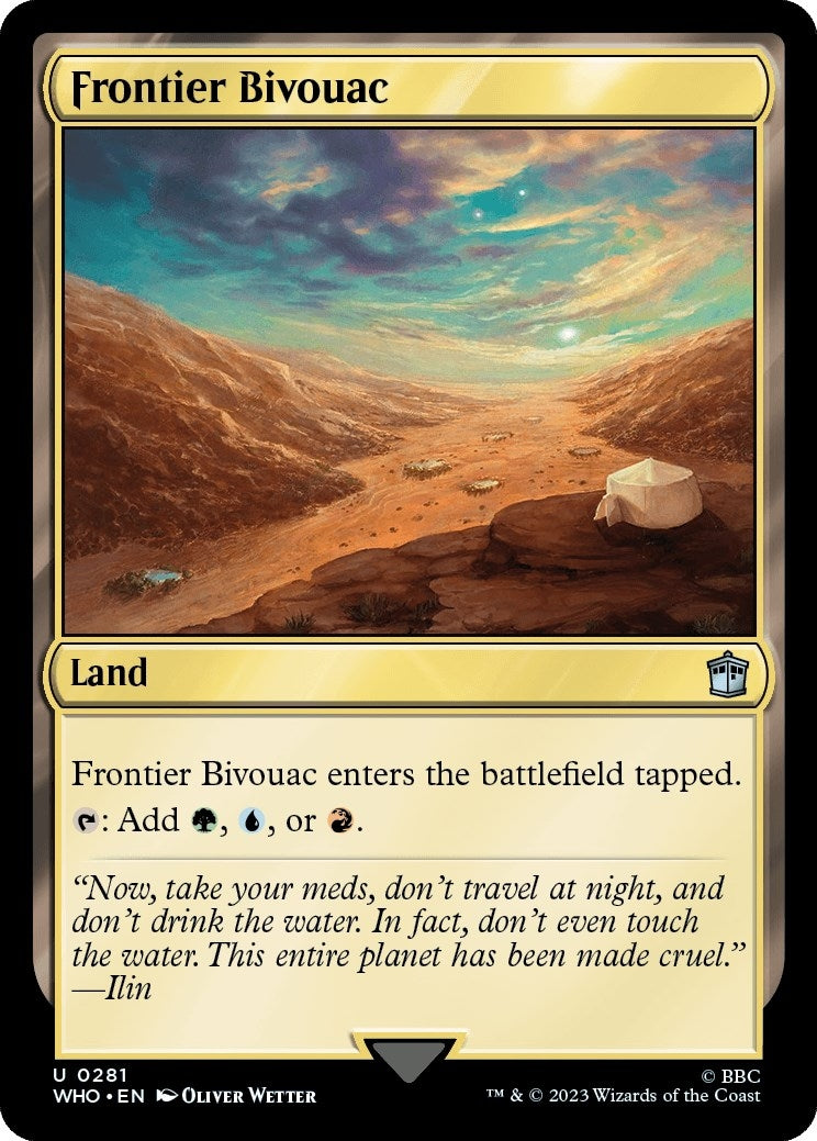 Image for Frontier Bivouac (281) [Universes Beyond: Doctor Who] - Magic: The Gathering
