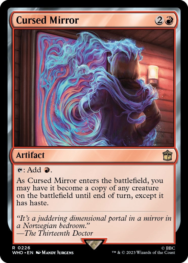 Image for Cursed Mirror (226) [Universes Beyond: Doctor Who] - Magic: The Gathering