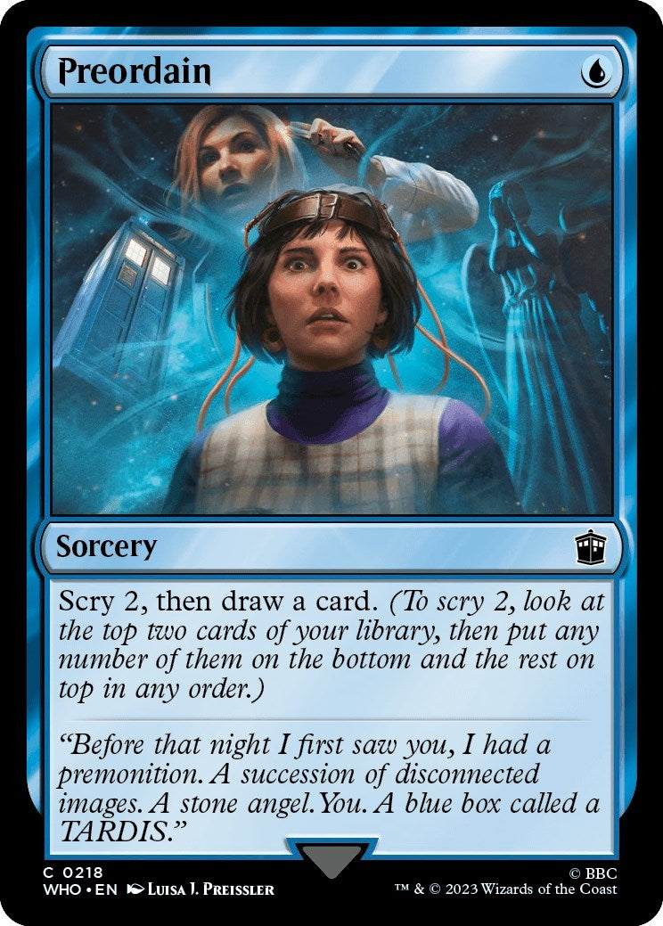 Image for Preordain (218) [Universes Beyond: Doctor Who] - Magic: The Gathering