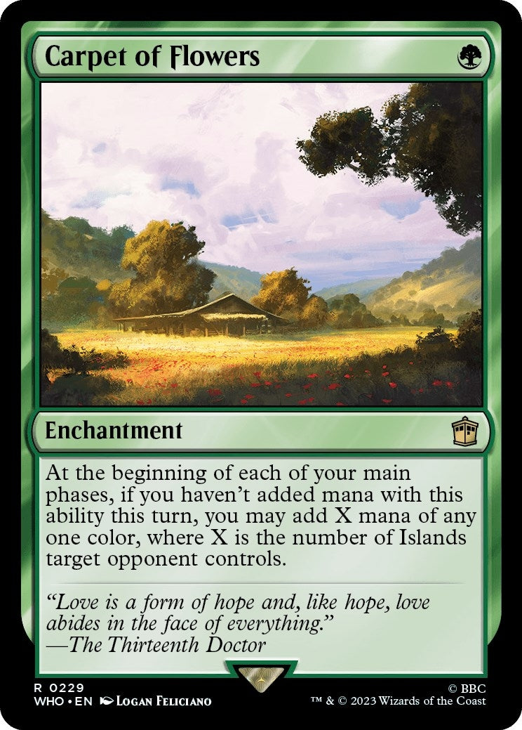 Image for Carpet of Flowers (229) [Universes Beyond: Doctor Who] - Magic: The Gathering