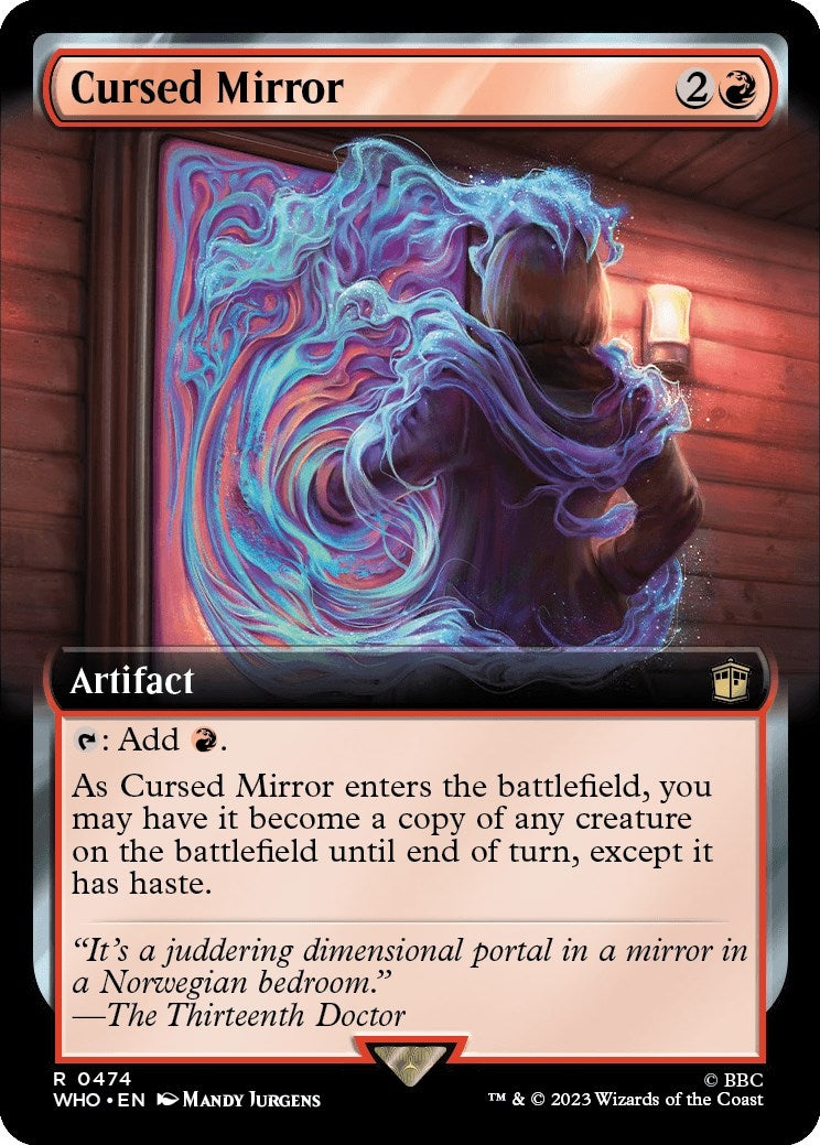 Cursed Mirror (Extended Art) (474) [Universes Beyond: Doctor Who]