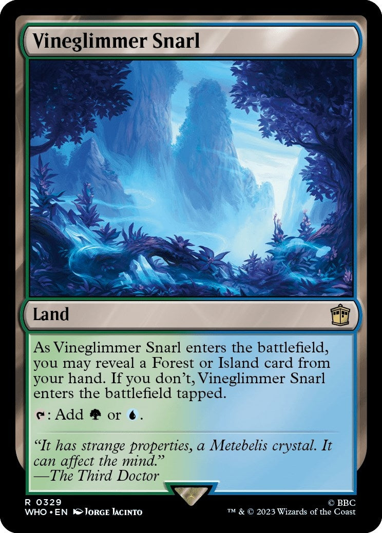 Image for Vineglimmer Snarl (329) [Universes Beyond: Doctor Who] - Magic: The Gathering