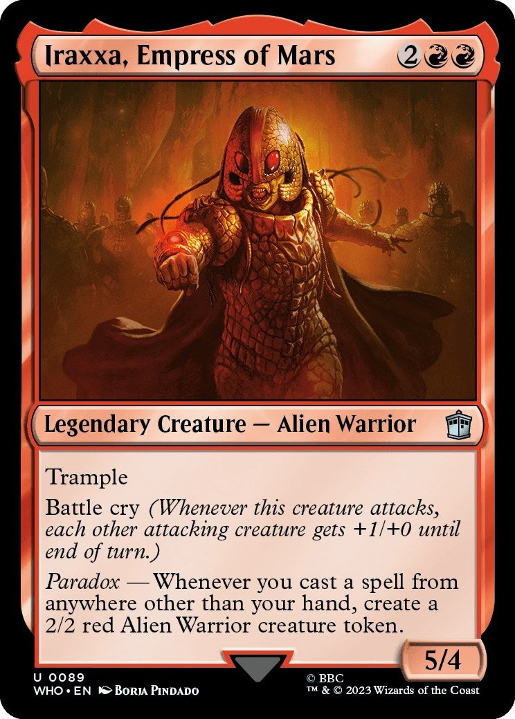 Image for Iraxxa, Empress of Mars (89) [Universes Beyond: Doctor Who] - Magic: The Gathering