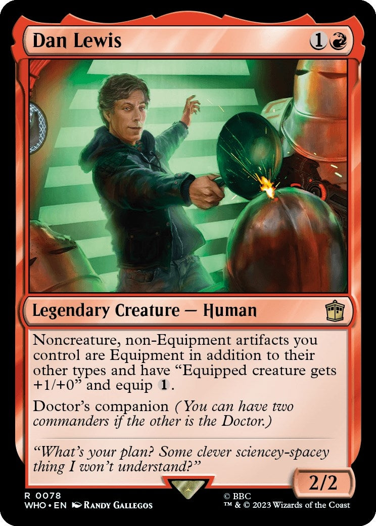 Image for Dan Lewis (78) [Universes Beyond: Doctor Who] - Magic: The Gathering