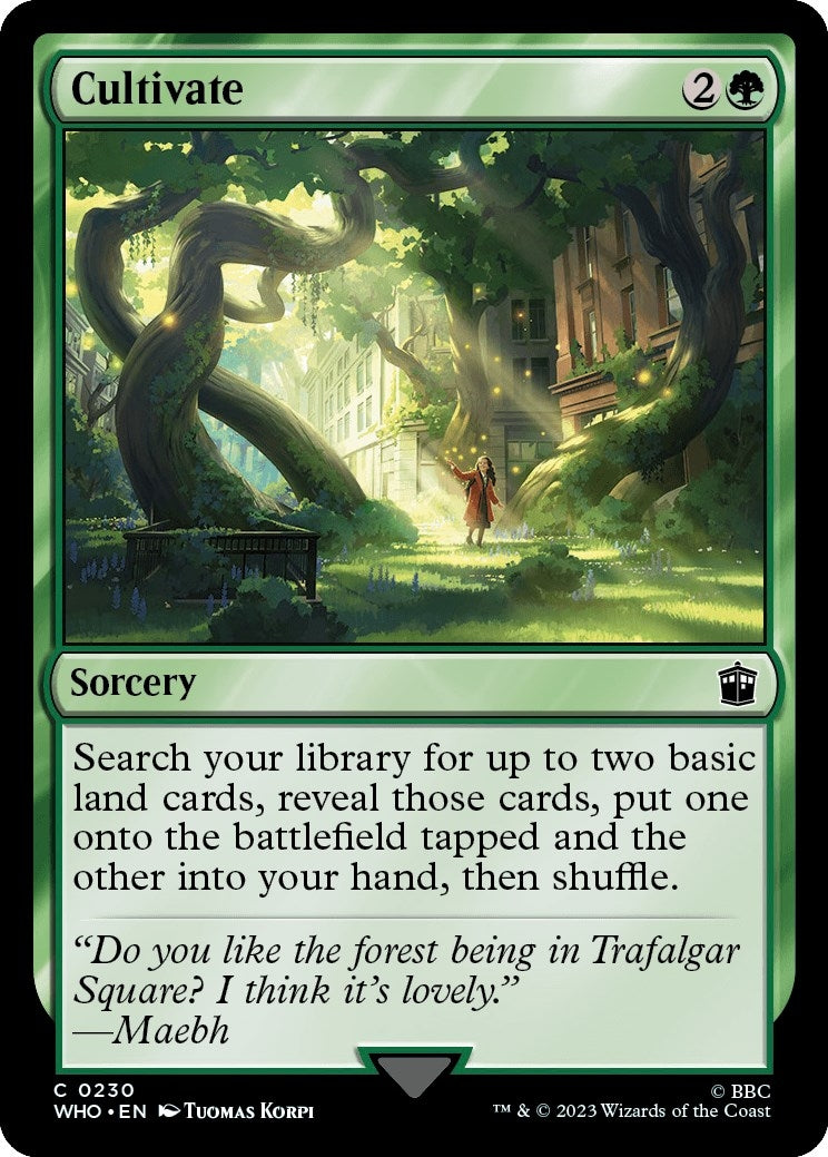Image for Cultivate (230) [Universes Beyond: Doctor Who] - Magic: The Gathering