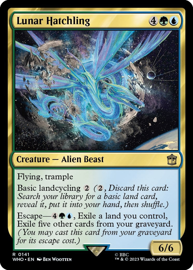 Image for Lunar Hatchling (141) [Universes Beyond: Doctor Who] - Magic: The Gathering