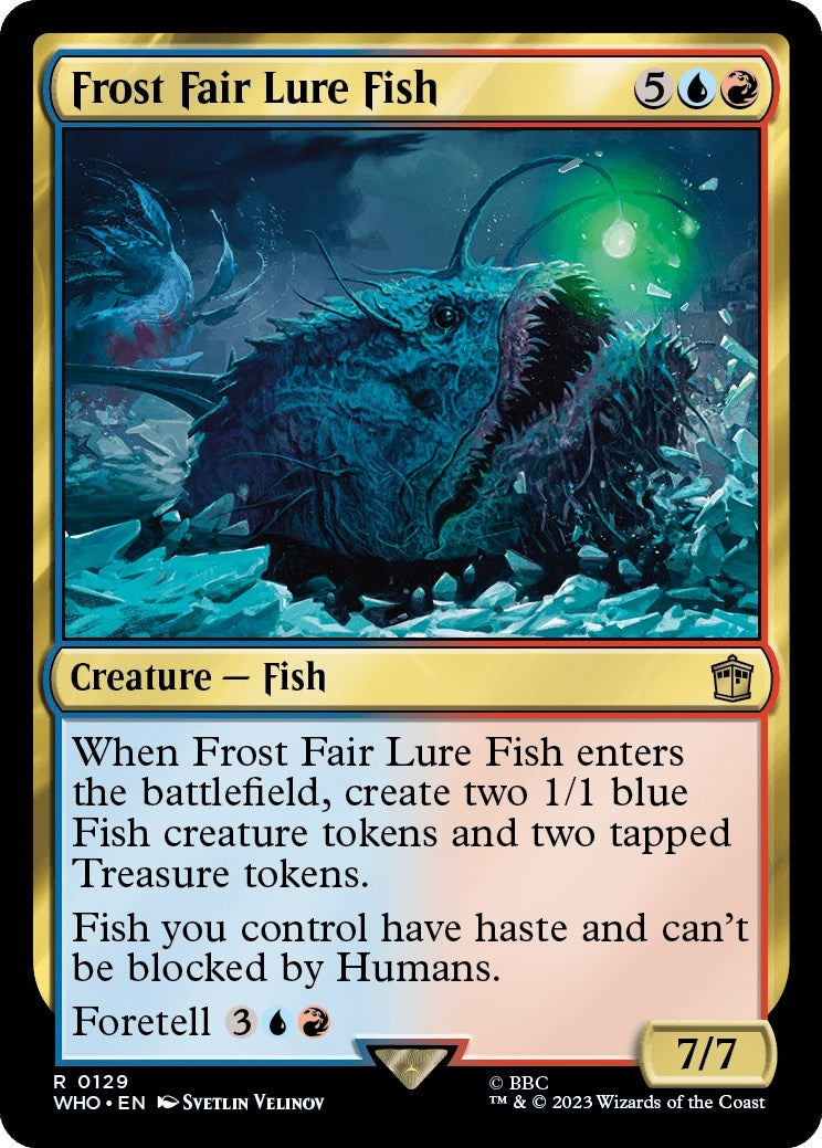 Image for Frost Fair Lure Fish (129) [Universes Beyond: Doctor Who] - Magic: The Gathering